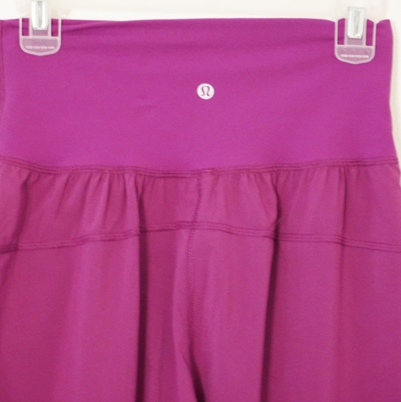 LULULEMON High Waist Gym Purple Crop Jogger Pants - Picture 4 of 7